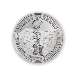 2 oz Battlefield Cross Silver Round