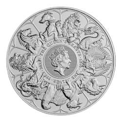 2022 10 oz Queen's Beasts Completer Silver Coin | Royal Mint 2022 10 oz Queen's Beasts Completer Silver Coin | Royal Mint
