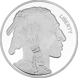 5 oz SilverTowne Silver Buffalo Round