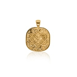 Gold Celtic Love Knot 24k Pendant| SD24K Gold Celtic Love Knot 24k Pendant| SD24K
