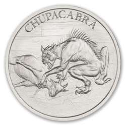 2 oz Intaglio Chupacabra Silver Round | SD Bullion