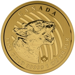2015 1 oz Gold Growling Cougar - Call of the Wild Series - .99999 - In Assay Card 2015 1 oz Gold Growling Cougar - Call of the Wild Series - .99999 - In Assay Card