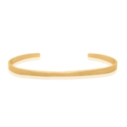 Dual Finish Crossover 24k Gold Bangle| SD24K Dual Finish Crossover 24k Gold Bangle| SD24K