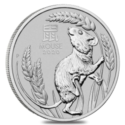 2020 1 oz Year of the Mouse Platinum Coin - Perth Mint Lunar Series III 2020 1 oz Year of the Mouse Platinum Coin - Perth Mint Lunar Series III