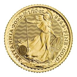 2023 1/10 oz Gold Britannia Coin BU