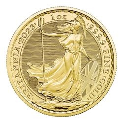 2023 1 oz Gold Britannia Coin BU