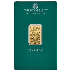 5 Gram Christmas Tree Gold Bar 5 Gram Christmas Tree Gold Bar