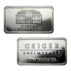 GE Silver 1 oz Rectangle Bar GE Silver 1 oz Rectangle Bar