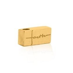 Gold Pillar of Faith Pendant - SD24K