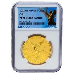 2022 1 oz NGC PF-70 Mexican Gold Libertad Proof Coin 2022 1 oz NGC PF-70 Mexican Gold Libertad Proof Coin