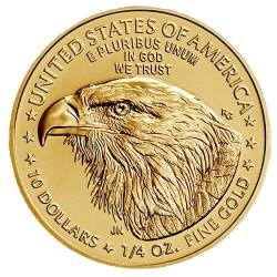 2021 New Design 1/4 oz American Gold Eagle Coin
