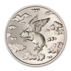 1 oz When Pigs Fly Silver Round | Intaglio Mint 1 oz When Pigs Fly Silver Round | Intaglio Mint
