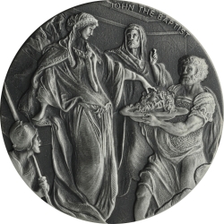 2018 2 oz John the Baptist Biblical Silver Coin Series
