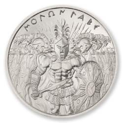 2 oz Molon Labe Type II Silver Round