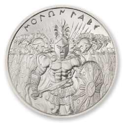 1 oz Intaglio Molon Labe Type II Silver Round | SD Bullion 1 oz Intaglio Molon Labe Type II Silver Round | SD Bullion