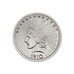 2 oz Indian Tribute Silver Round 