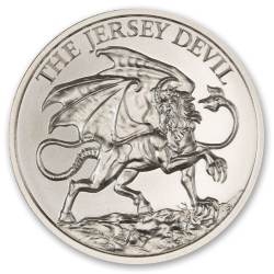 1 oz Intaglio Mint New Jersey Devil Silver Round 1 oz Intaglio Mint New Jersey Devil Silver Round
