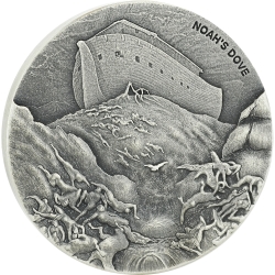 2018 2 oz Noah’s Dove Biblical Silver Coin Series