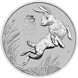 2023 1 oz Perth Mint Platinum Lunar Rabbit Coin - Series III 2023 1 oz Perth Mint Platinum Lunar Rabbit Coin - Series III