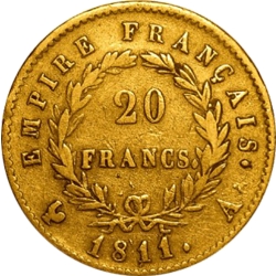 20 Franc French Gold Coin Avg Circulated - Random Year