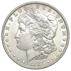 Pre-1921 Morgan Silver Dollar - Obverse