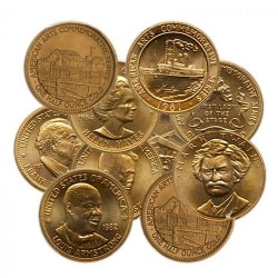 1/2 oz US Commemorative Arts Gold Medal Rounds