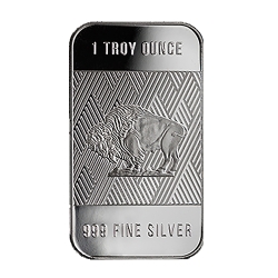 Republic Metals 1 oz Silver Buffalo Bar Republic Metals 1 oz Silver Buffalo Bar