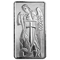 SC Silver Archangel Michael 10 oz Bar