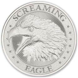 1.5 oz Screaming Eagle Silver Round 1.5 oz Screaming Eagle Silver Round