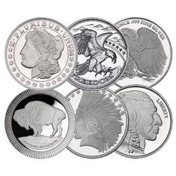 1 oz Silver Rounds (New) - Design Our Choice 1 oz Silver Rounds (New) - Design Our Choice
