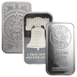 1 oz Silver Bars - Design Our Choice