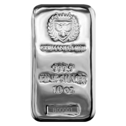10 oz Germania Mint Silver Bar 10 oz Germania Mint Silver Bar