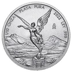 2022 1/10 oz Mexican Silver Libertad Coin 2022 1/10 oz Mexican Silver Libertad Coin