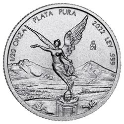 2022 1/20 oz Mexican Silver Libertad Coin 2022 1/20 oz Mexican Silver Libertad Coin