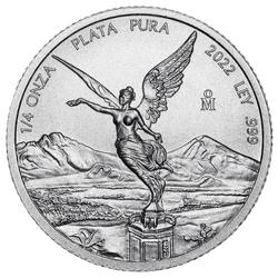 2022 1/4 oz Mexican Silver Libertad Coins 2022 1/4 oz Mexican Silver Libertad Coins