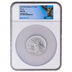 2022 NGC MS-70 2 oz Mexican Silver Libertad Coin 2022 NGC MS-70 2 oz Mexican Silver Libertad Coin
