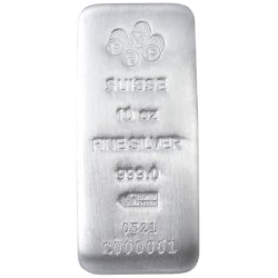 10 oz Pamp Suisse Silver Bar For Sale 10 oz Pamp Suisse Silver Bar For Sale