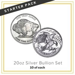 20 oz Silver Bullion - Starter Pack
