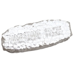 Tombstone 10 oz Silver Nugget Bar