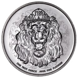 2021 1 oz Roaring Lion Reverse Proof Platinum Coin | SD Bullion
