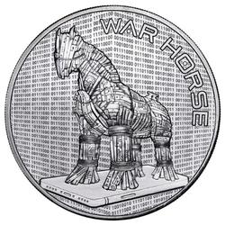 2022 5 oz War Horse High Relief Silver - The Awakening Series