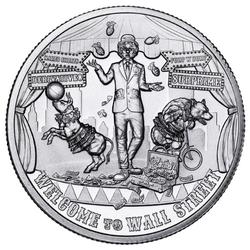 2022 2 oz Welcome to Wall Street High Relief Silver Round