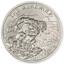 1.5 oz Werewolf Silver Round 1.5 oz Werewolf Silver Round