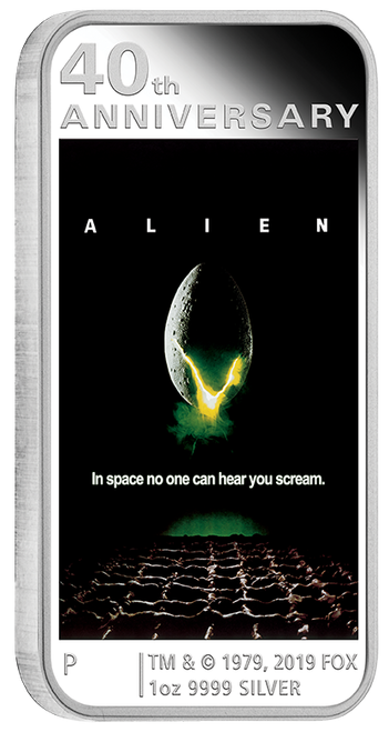 2019\u00201\u0020oz\u0020Alien\u0020Poster\u0020Silver\u0020Coin\u0020\u002D\u002040th\u0020Anniversary