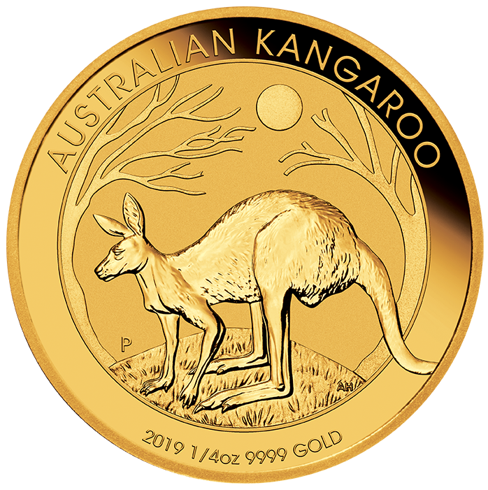 2019\u0020Australian\u0020Kangaroo\u0020Gold\u0020Coin\u00201\u002F4\u0020oz
