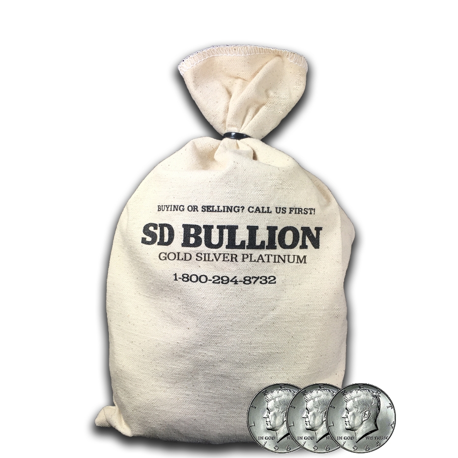 \u0024100\u0020Face\u0020Bag\u0020\u002D\u002090\u0025\u0020US\u0020Silver\u0020Kennedy\u0020Half\u0020Dollars