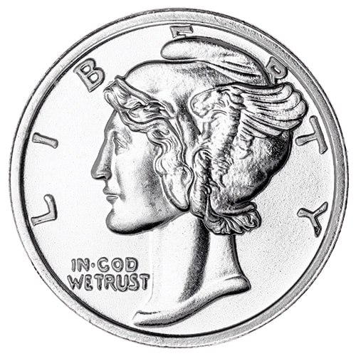 1\u0020oz\u0020Mercury\u0020Dime\u0020Silver\u0020Round