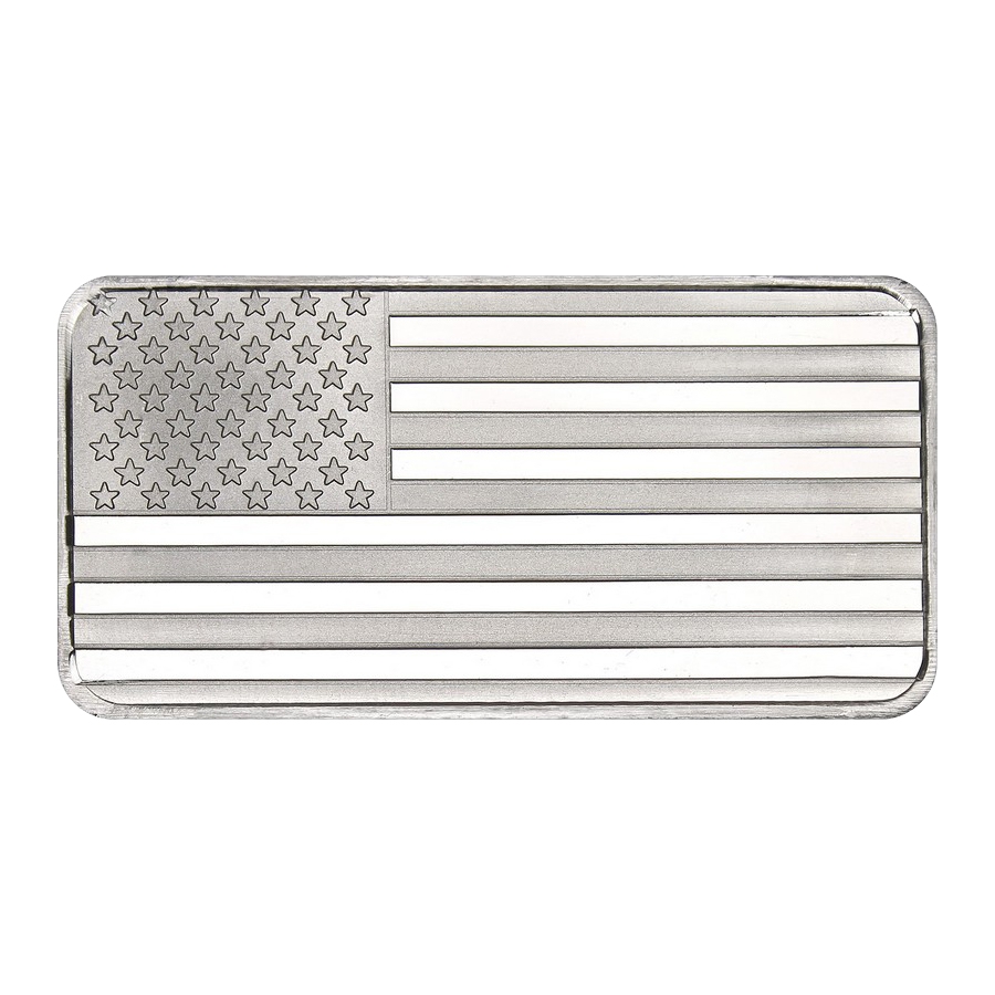 10\u0020oz\u0020SilverTowne\u0020United\u0020States\u0020Flag\u0020Silver\u0020Bar