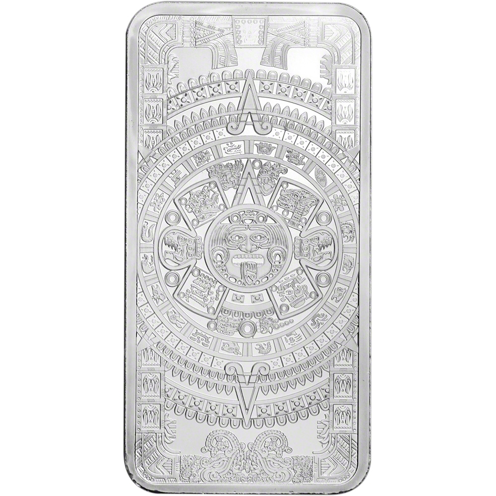 10\u0020oz\u0020Aztec\u0020Calendar\u0020Silver\u0020Bar