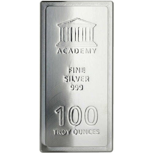 100\u0020oz\u0020Academy\u0020Silver\u0020Bars